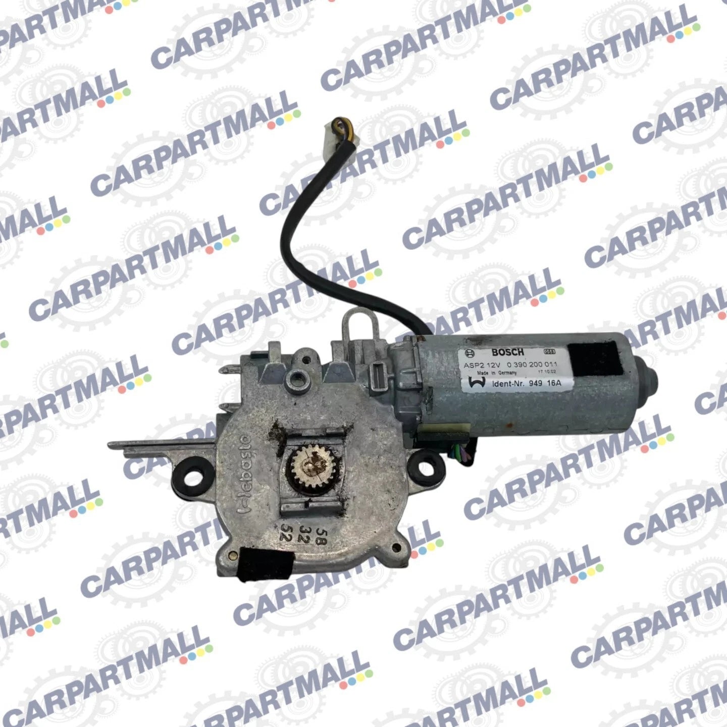 2003-2009 MERCEDES-BENZ E320 E 320 SUNROOF SUN ROOF MOTOR BOSCH 0 390 200 011