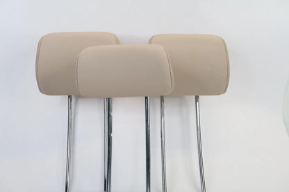 10-16 MERCEDES W212 E350 E250 REAR SEAT HEADREST HEAD REST SET 3 PIECES BEIGE