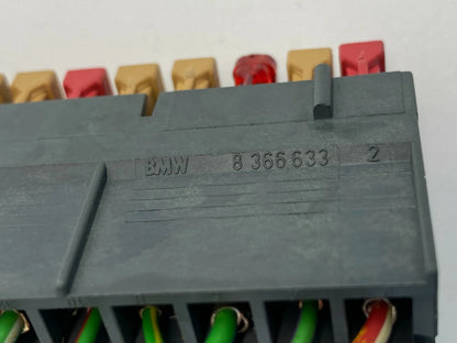 1998 98 BMW 740IL FRONT DASH FUSE BOX RELAY BLOCK HOLDER ASSEMBLY 8366633 OEM