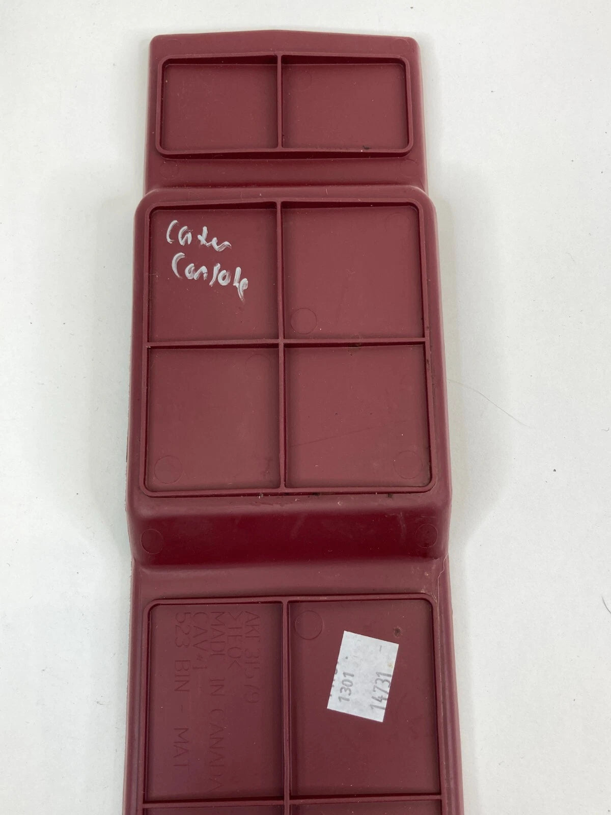 2010-2017 GMC TERRAIN CENTER CONSOLE STORAGE FLOOR LINER RUBBER MAT ASSEMBLY OEM