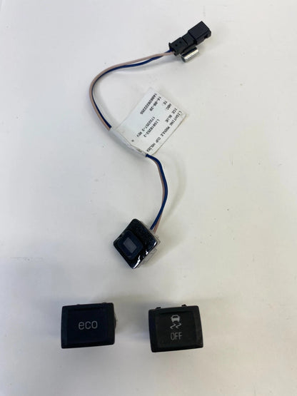 10-17 CHEVY EQUINOX ECO SWITC OFF TRACTION SWITCH & CUP HOLDER LIGHT HARNESS OEM