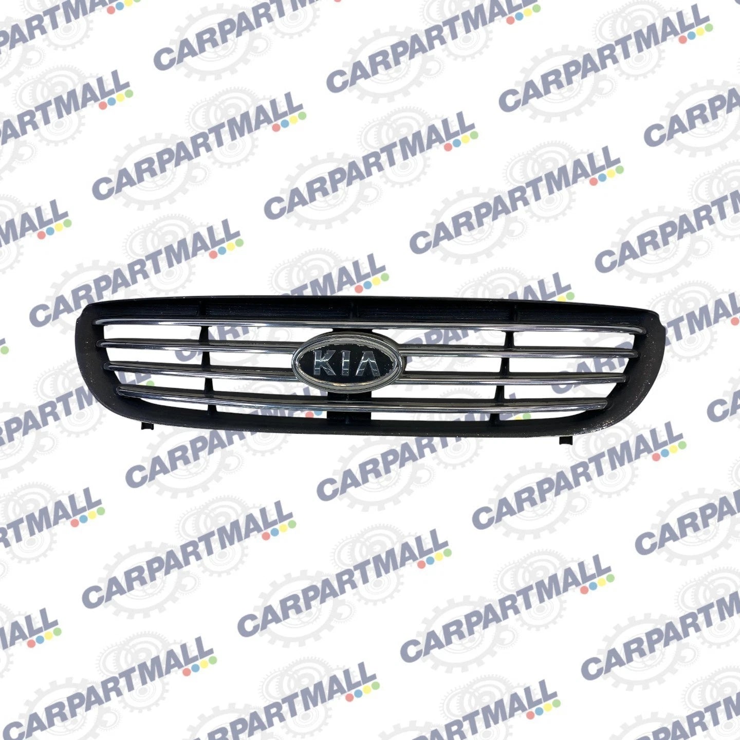 06 07 08 KIA OPTIMA FR BUMPER UPPER GRILL GRILLE CHROME W EMBLEM 86350-2G100 OEM