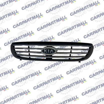 06 07 08 KIA OPTIMA FR BUMPER UPPER GRILL GRILLE CHROME W EMBLEM 86350-2G100 OEM