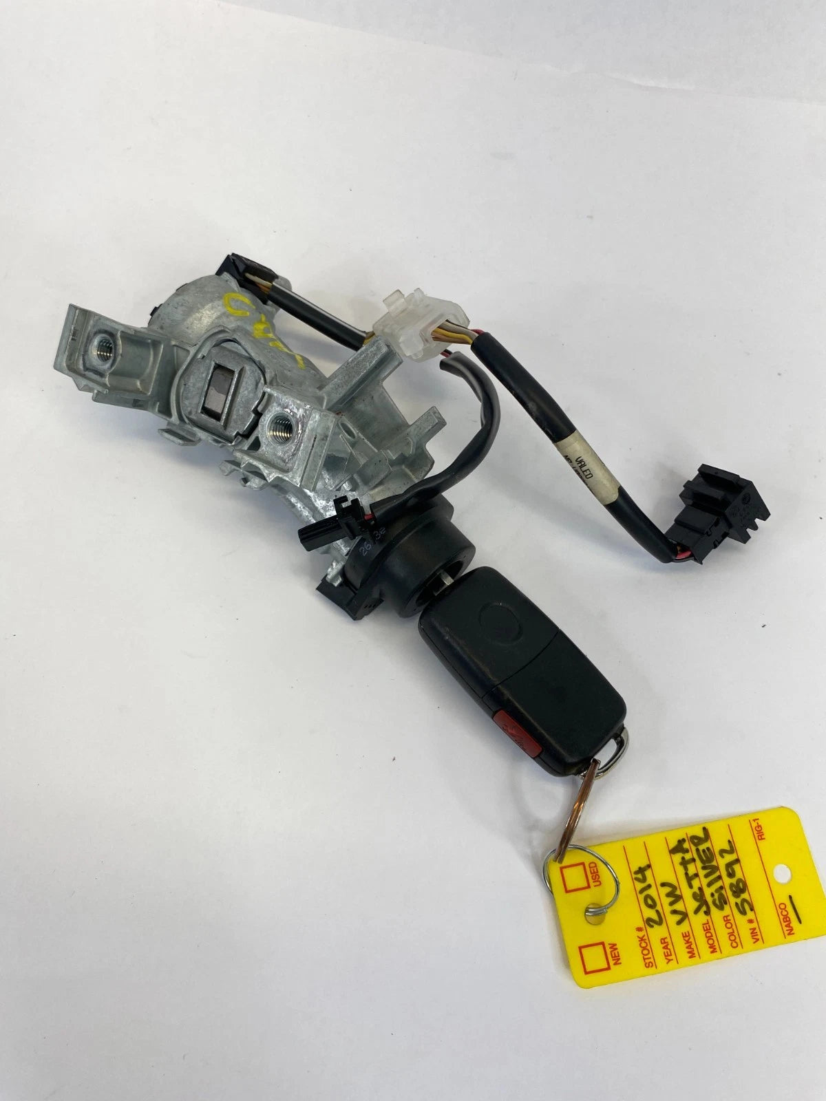 2011-2018 VW VOLKSWAGEN JETTA IGNITION SWITCH LOCK CYLINDER & KEY 5C6-905-841
