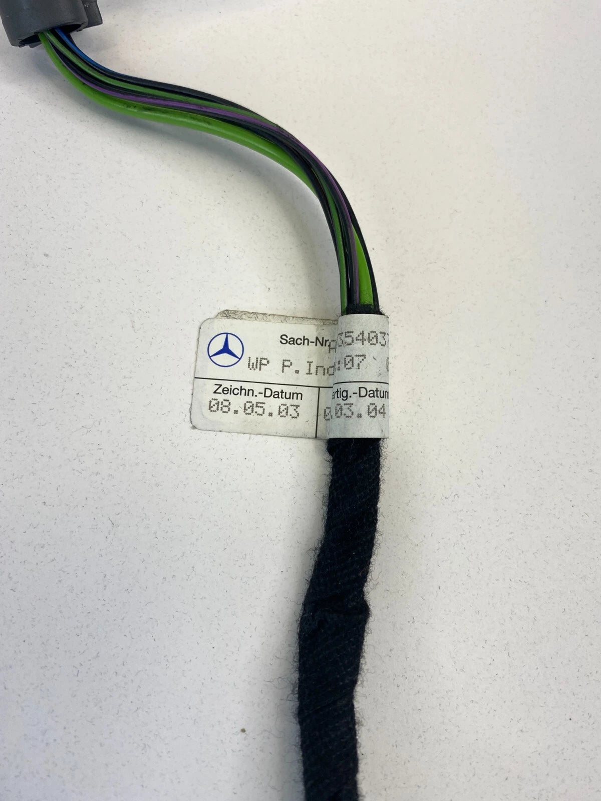 04 MERCEDES BENZ E320 E 320 FRONT DOOR WIRING WIRE CABLE PLUG SOCKET 0035400681