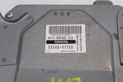 2005-2009 TOYOTA PRIUS SKID ENGINE CONTROL MODULE UNIT 89540-47100 OEM