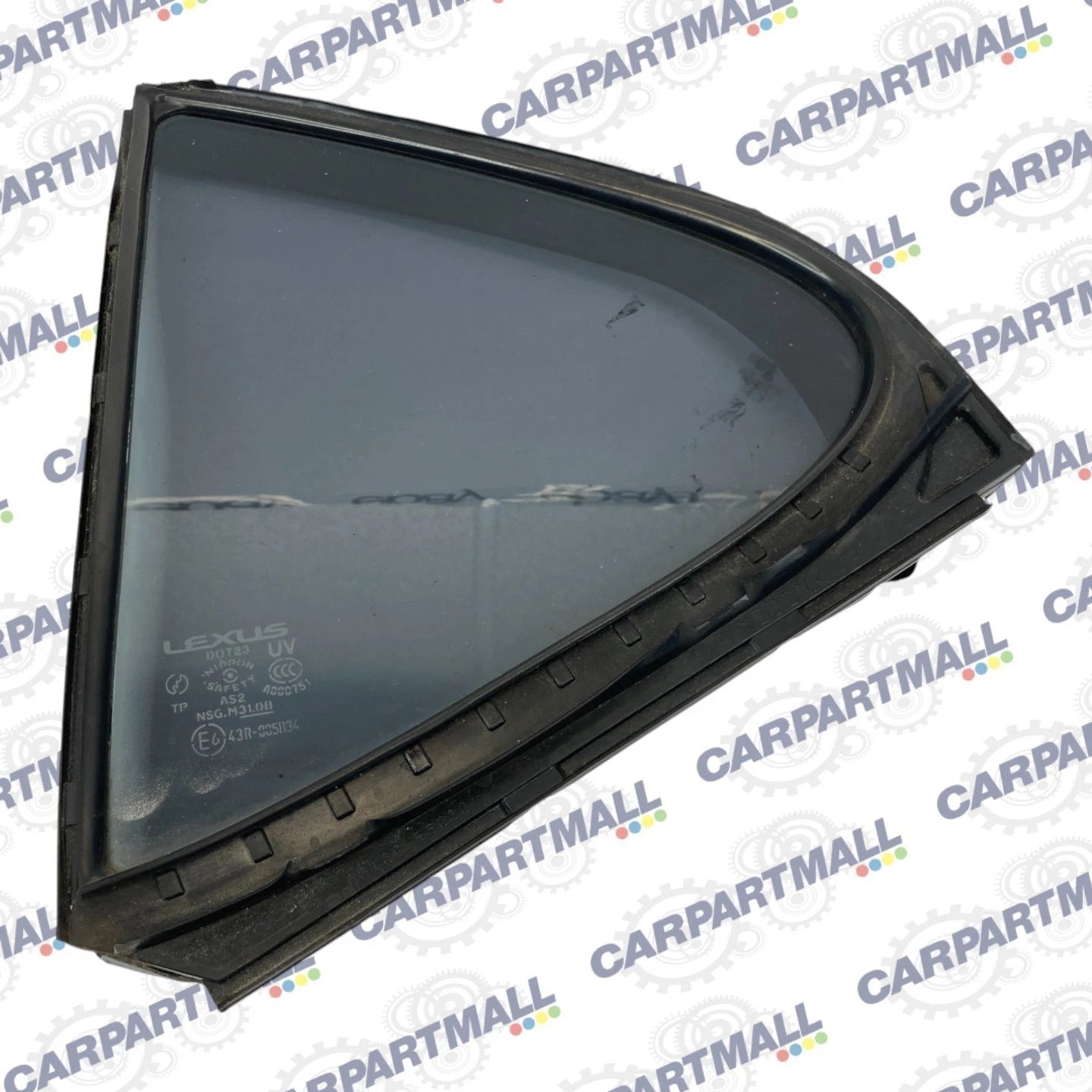 2006-2013 LEXUS IS250 REAR LEFT SIDE DOOR QUARTER WINDOW GLASS 68189-53030 OEM