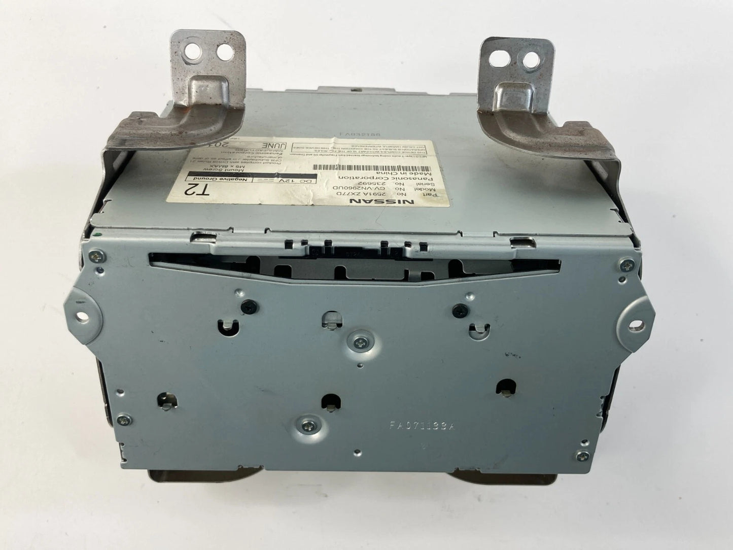 2011 NISSAN MAXIMA RADIO RECEIVER AM-FM PLAYER CD UNIT ASSEMBLY 2591A-ZX77D OEM