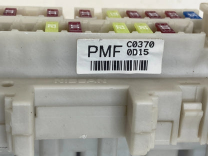 2010-2014 NISSAN MAXIMA INTERIOR CABIN FUSE BOX BLOCK MODULE UNIT C0370-0D15 OEM