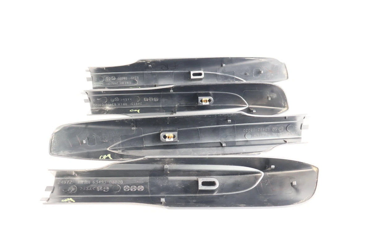 2011-2020 TOYOTA SIENNA ROOF CARGO RACK END CAP PROTECTION COVER SET OF 4 OEM