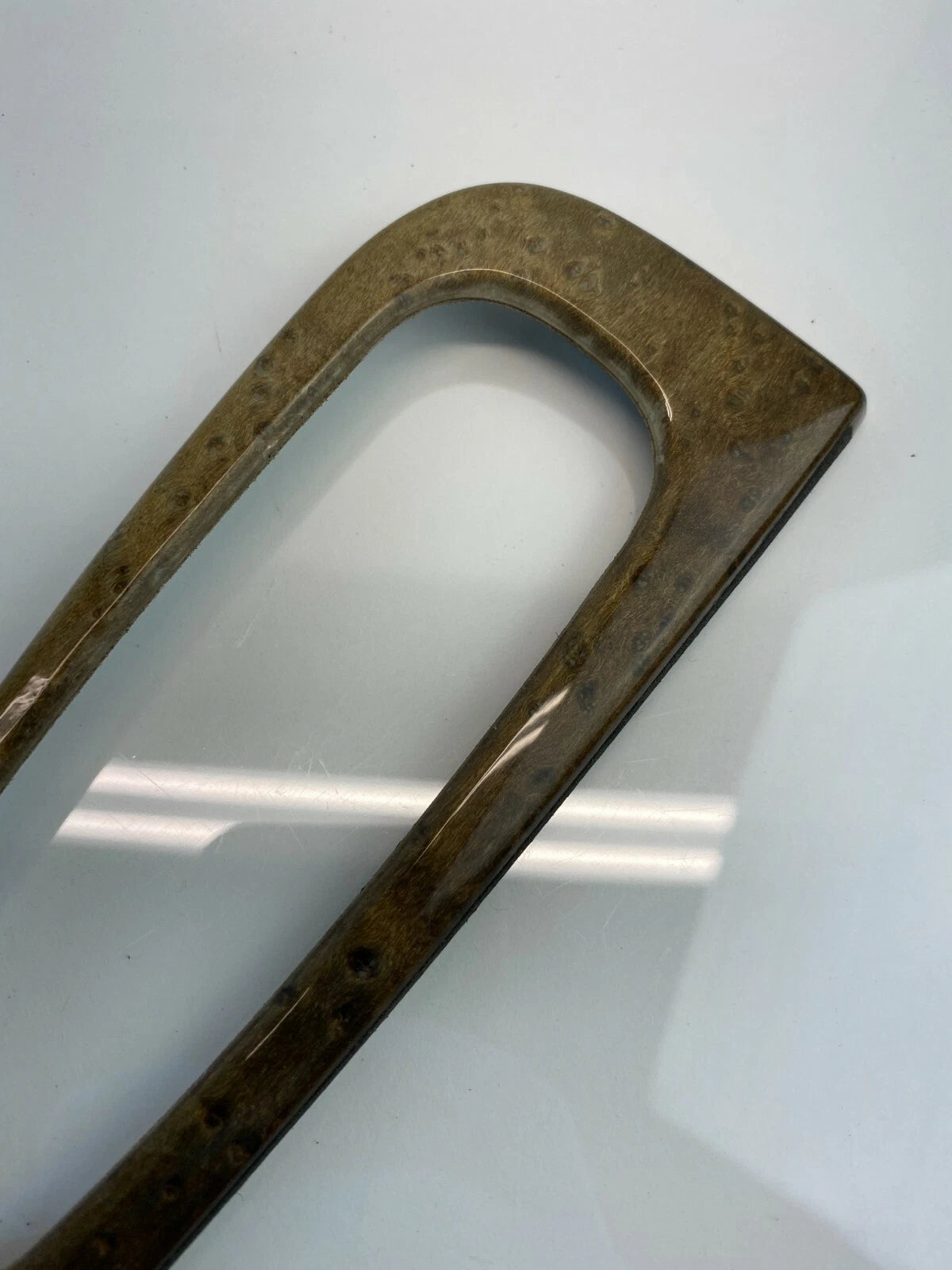 00-08 JAGUAR S-TYPE FRONT LEFT WINDOW SWITCH BEZEL WOOD TRIM OEM XR835424272AA