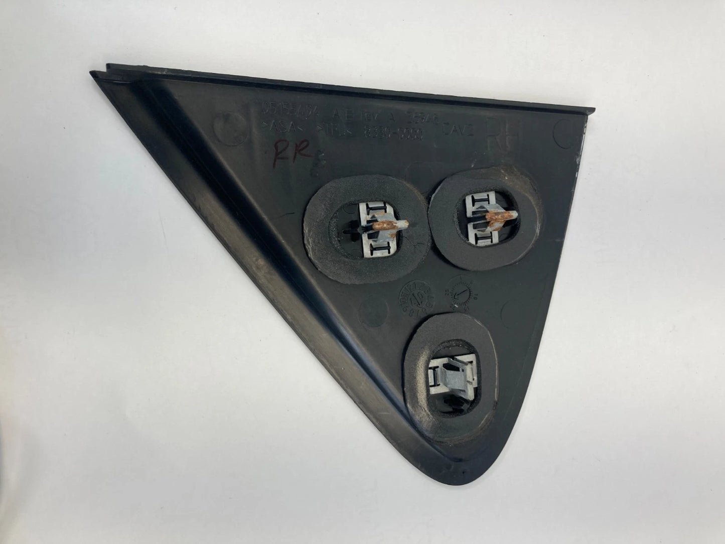 2008-2014 DODGE AVENGER REAR RIGHT EXTERIOR WINDOW APPLIQUE MOLDING TRIM OEM