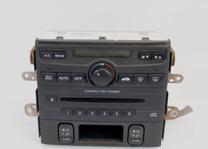 03-05 HONDA PILOT DASH AC CLIMATE CONTROL CD PLAYER RECEIVER & SEAT SWITCH PANEL