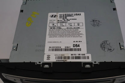 2012-2014 HYUNDAI ACCENT AM/FM RADIO RECEIVER CD DISC PLAYER MP3 96170-1R100-4X