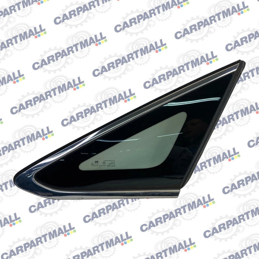 2015-2019 Hyundai Sonata Rear Right Back Quarter Window Glass E443R-000183