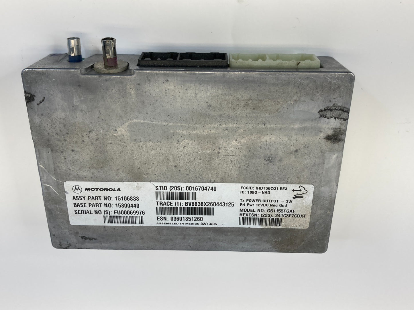 2007 GMC Yukon Chevy Tahoe Onstar Communication Control Module 15106838 OEM