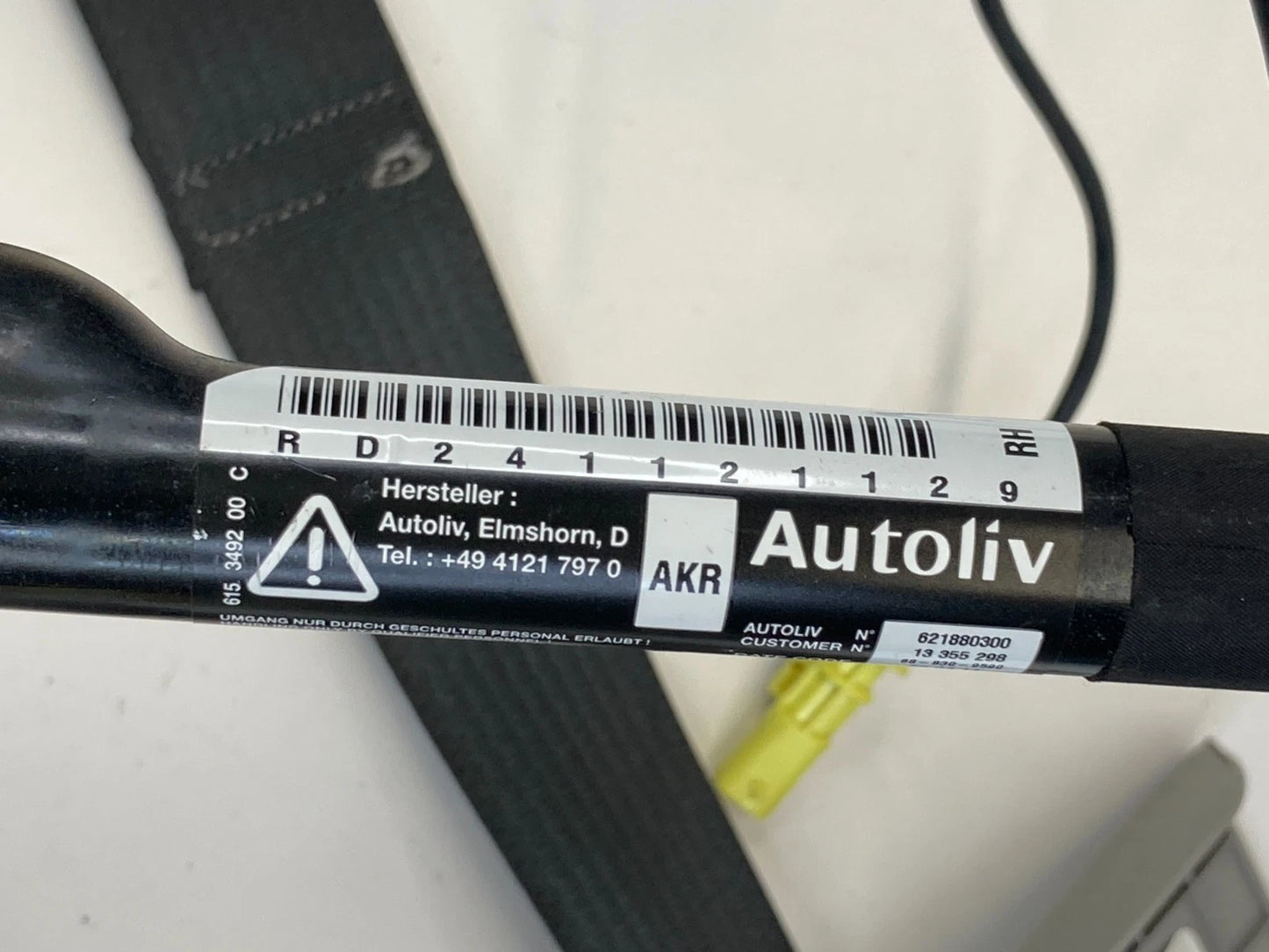 11-16 CHEVROLET CRUZE FRONT RIGHT SIDE SEAT BELT RETRACTOR & TENSIONER 15903263