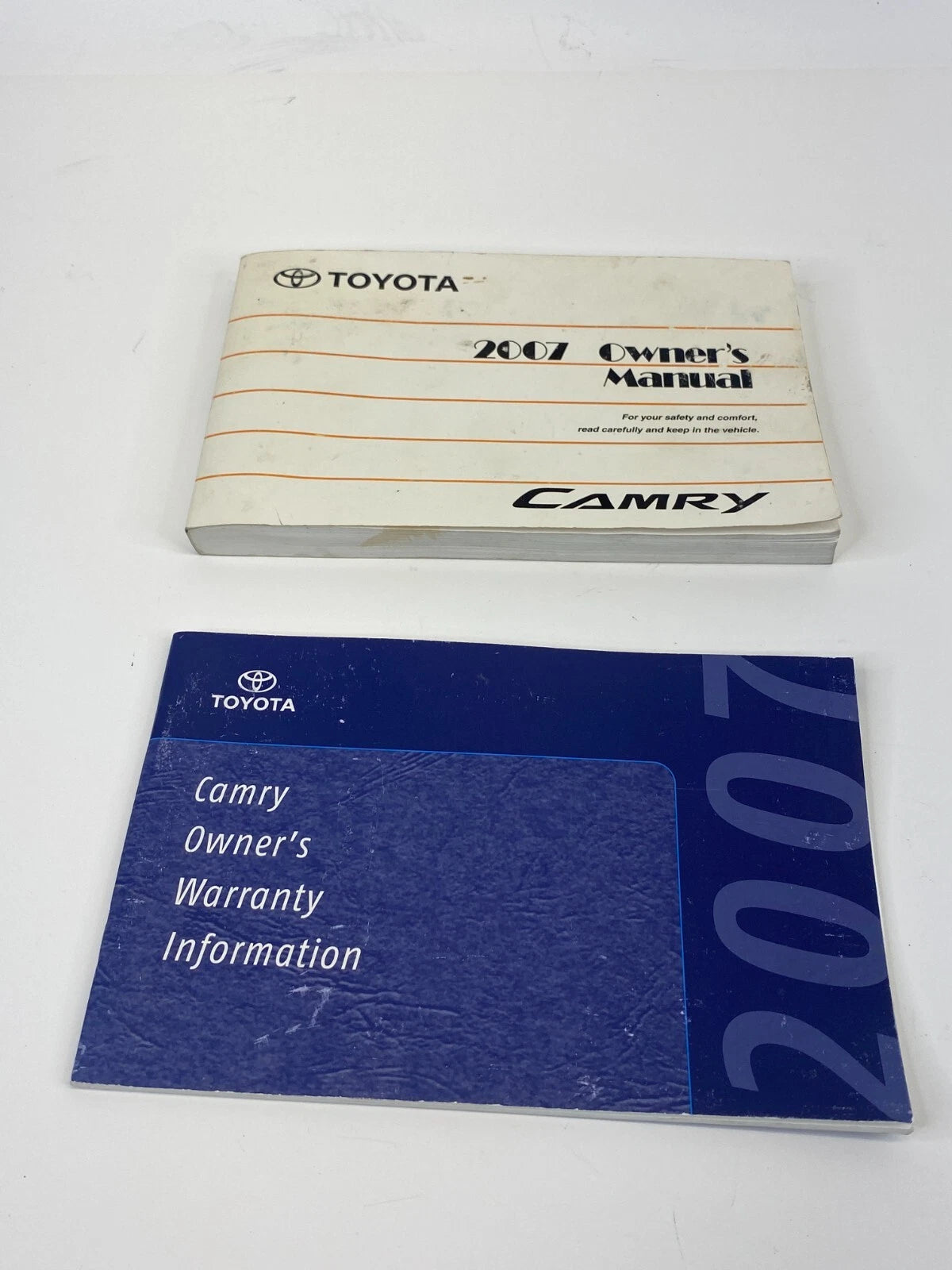 2007 07 TOYOTA CAMRY OWNERS MANUAL INFORMATION WARRANTY GUIDE BOOK SET