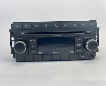 2009 2010 DODGE JOURNEY AM FM 6 DISC CD DVD RADIO PLAYER ASSEMBLY 5064942AC OEM
