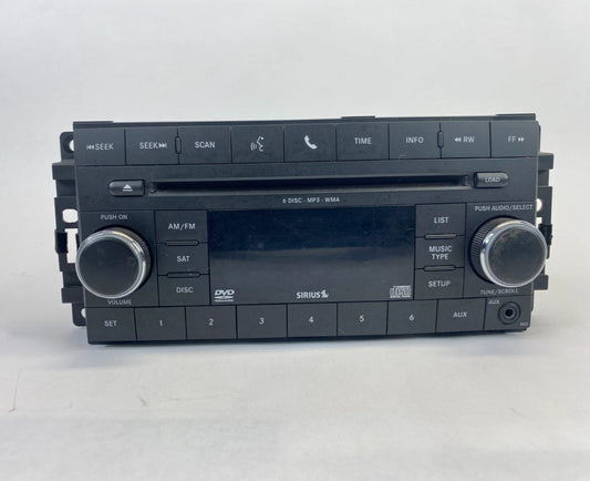2009 2010 DODGE JOURNEY AM FM 6 DISC CD DVD RADIO PLAYER ASSEMBLY 5064942AC OEM