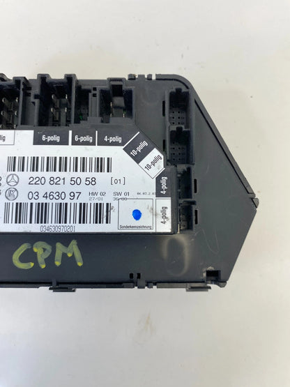 00-05 MERCEDES S430 REAR RIGHT SEAT ADJUSTMENT CONTROL SWITCH MODULE 2208215058