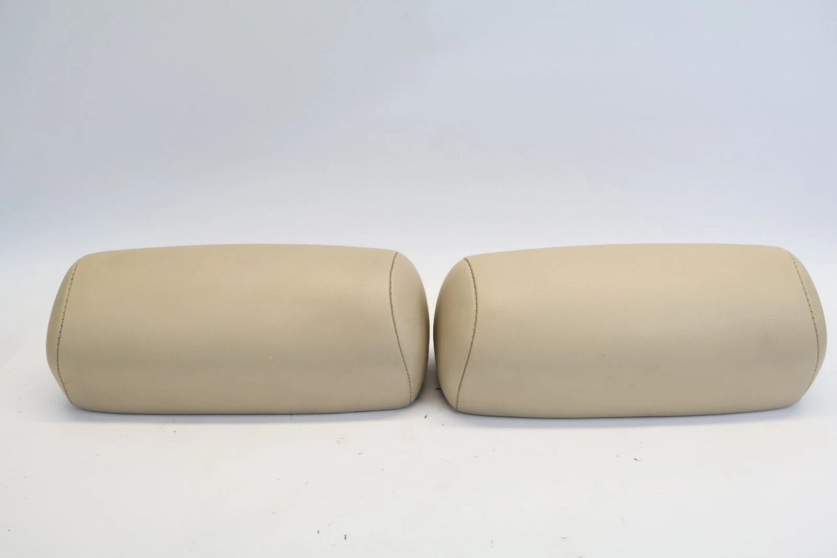 2003-2010 VOLKSWAGEN BEETLE CONVERTIBLE REAR SEAT HEADREST HEAD REST SET OEM