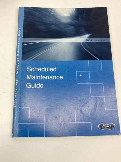 2003 FORD TAURUS OWNERS MANUAL WARRANTY GUIDE INFORMATION W/ CASE OEM