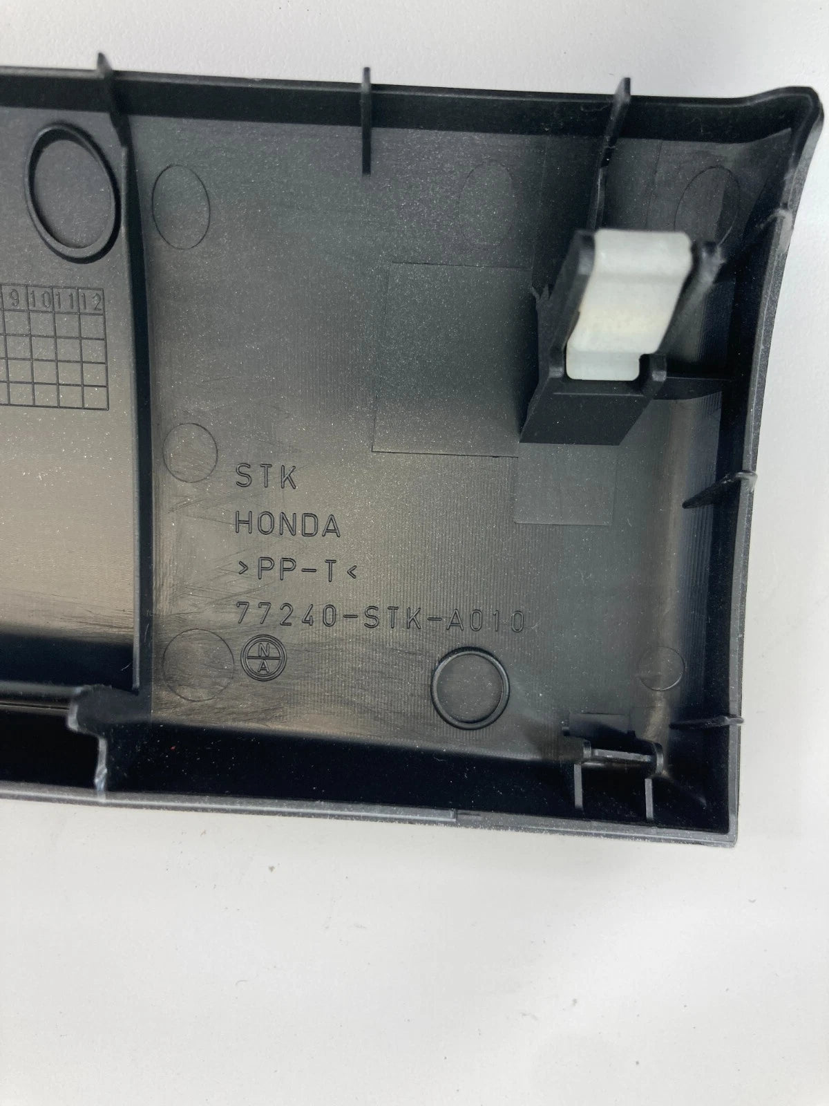 2007-2012 ACURA RDX PASSENGER RH SIDE DASH PANEL MOLDING TRIM BEZEL SILVER OEM