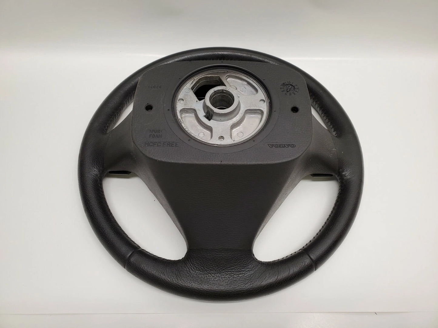 04-09 VOLVO S60 SEDAN STEERING WHEEL W/ CRUISE CONTROL LEATHER BLACK 30741684