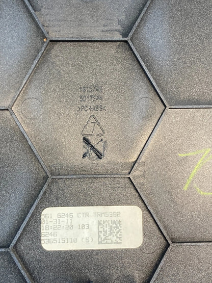 2009-2012 CHEVROLET TRAVERSE SUV FLOOR CENTER CONSOLE UPPER TRIM PLATE 1615742