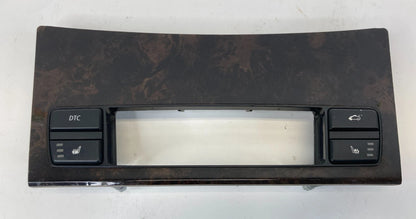09-10 BMW 535I XDRIVE FRONT DASH HEATED SEAT TRACTION CONTROL PANEL OEM 6978690