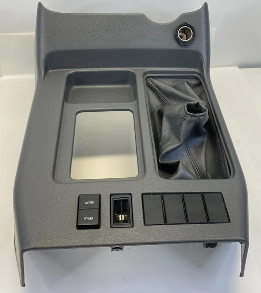 19-02 ISUZU TROOPER CENTER CONSOLE SHIFTER TRIM BEZEL W/ WINTER POWER SWITCH OEM