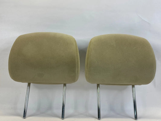 2007-2011 TOYOTA CAMRY FRONT HEADREST TAN BEIGE CLOTH LEFT RIGHT OEM