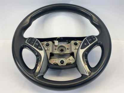 2011-2013 HYUNDAI ELANTRA STEERING WHEEL WITH AUDIO CRUISE CONTROLS BLACK OEM