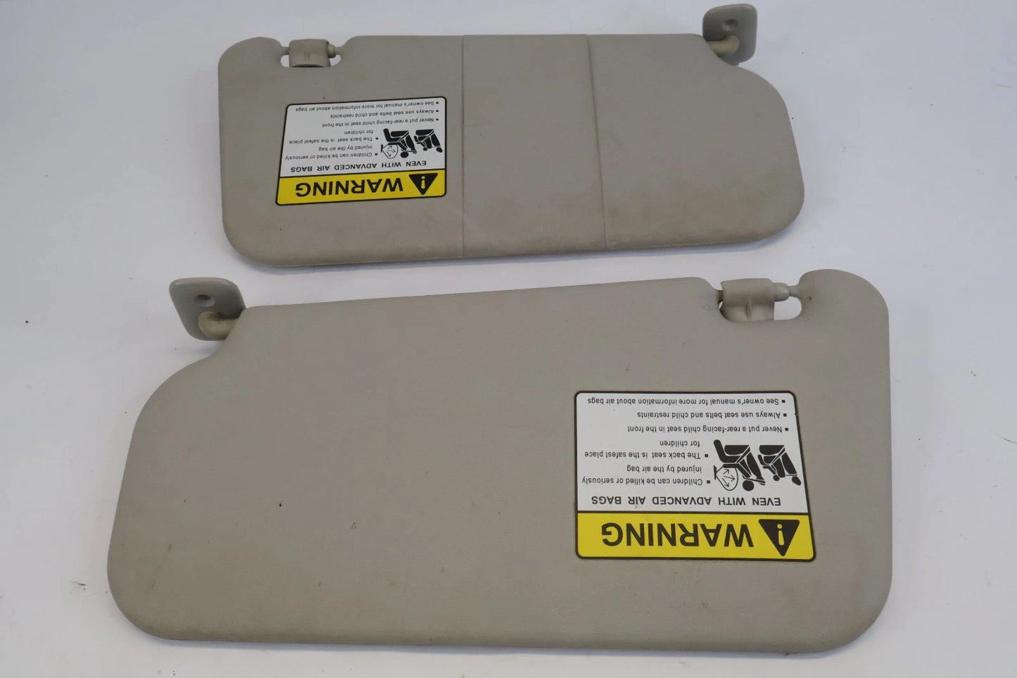 2011-2014 MAZDA2 MAZDA 2 ROOF SUNVISOR SUN VISOR SHADE W/ MIRROR PAIR SET OEM