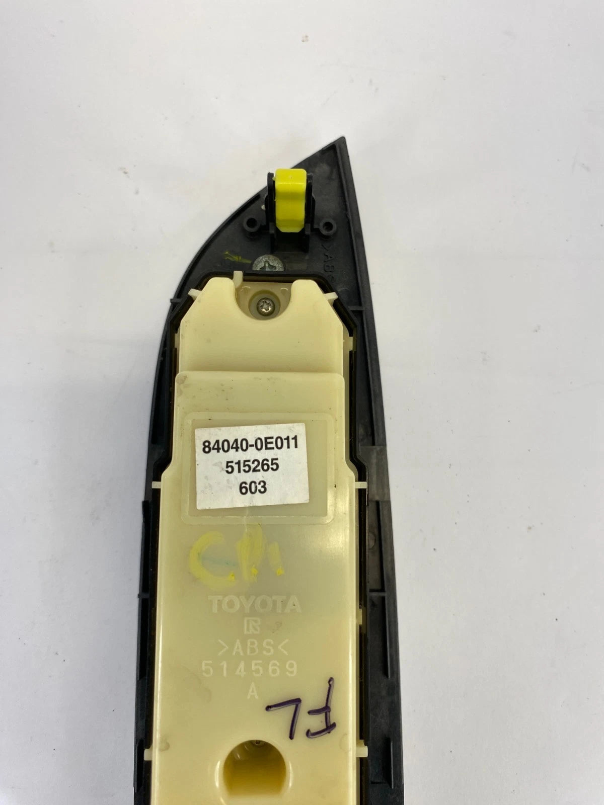 07-09 LEXUS RX350 FRONT LEFT MASTER WINDOW & LOCK SWITCH W/ BEZEL 84040-0E011