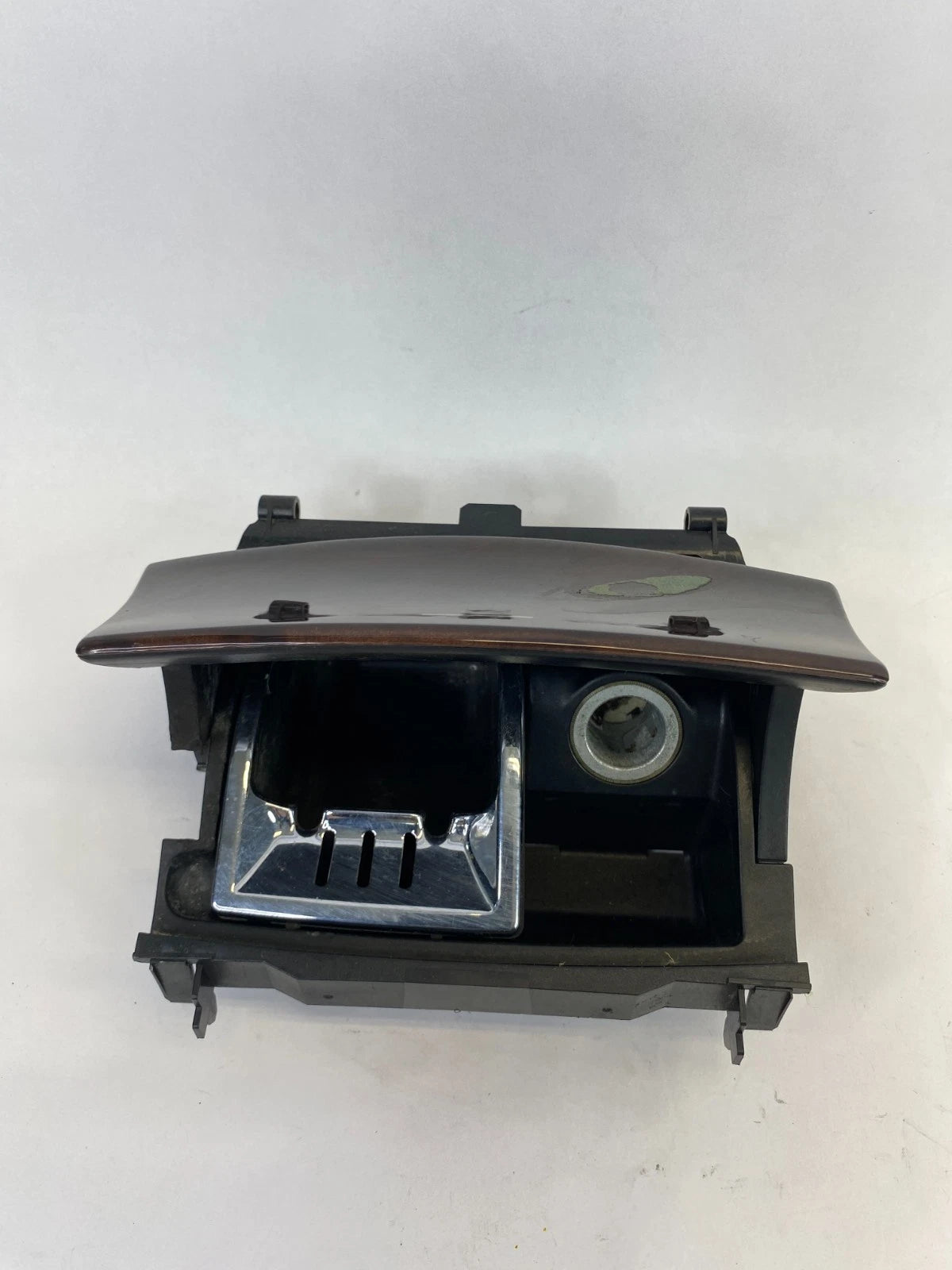 01-05 MERCEDES C240 C320 CENTER CONSOLE ASHTRAY COMPARTMENT WOOD OEM A2036804750