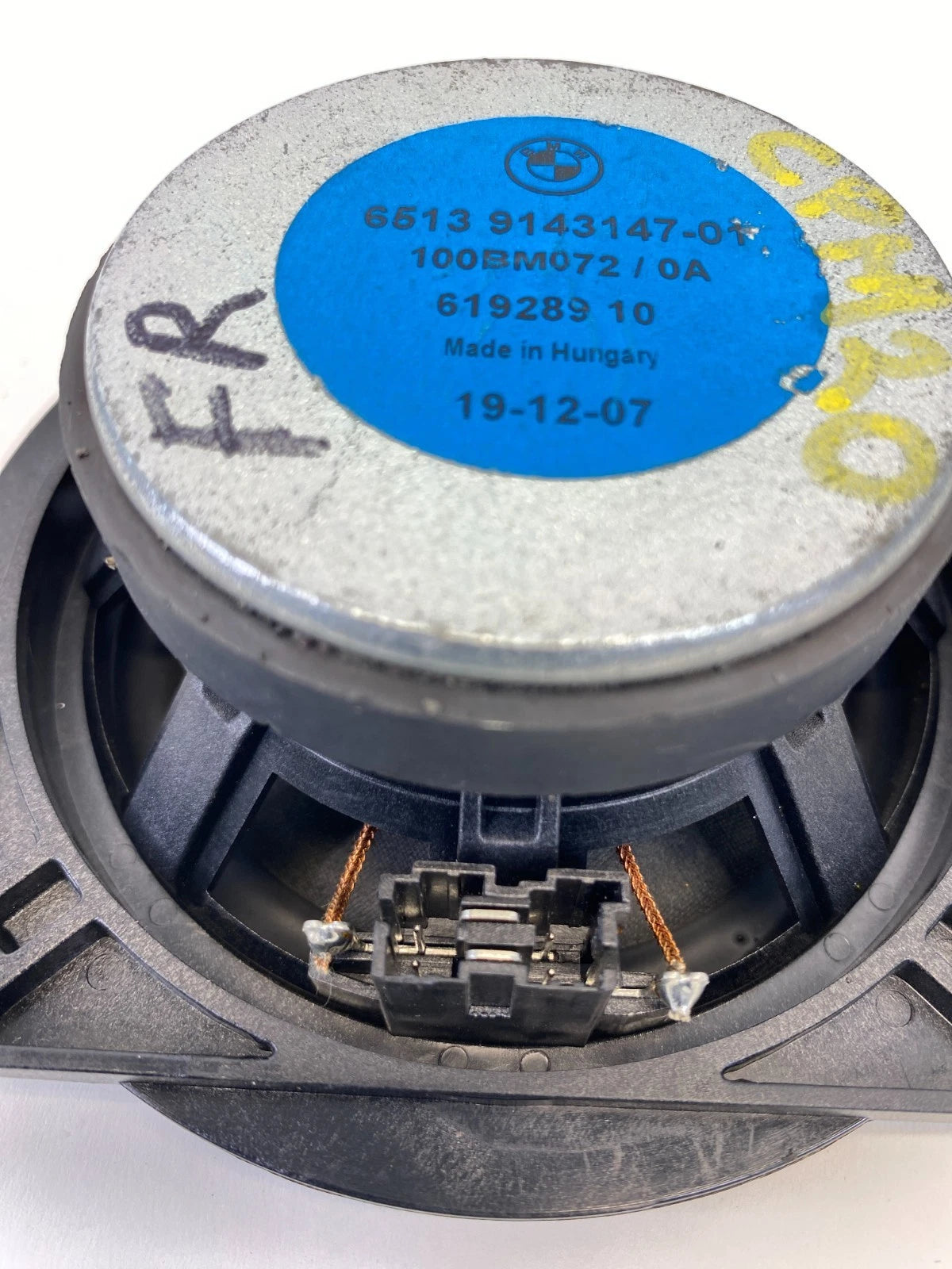 2007 2008 BMW 328XI FRONT RIGHT SIDE DOOR AUDIO LOUD SPEAKER 65139143147 OEM