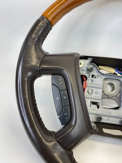 2009 2010 2011 2012 BUICK ENCLAVE STEERING WHEEL W/ WOODGRAIN ASSEMBLY OEM