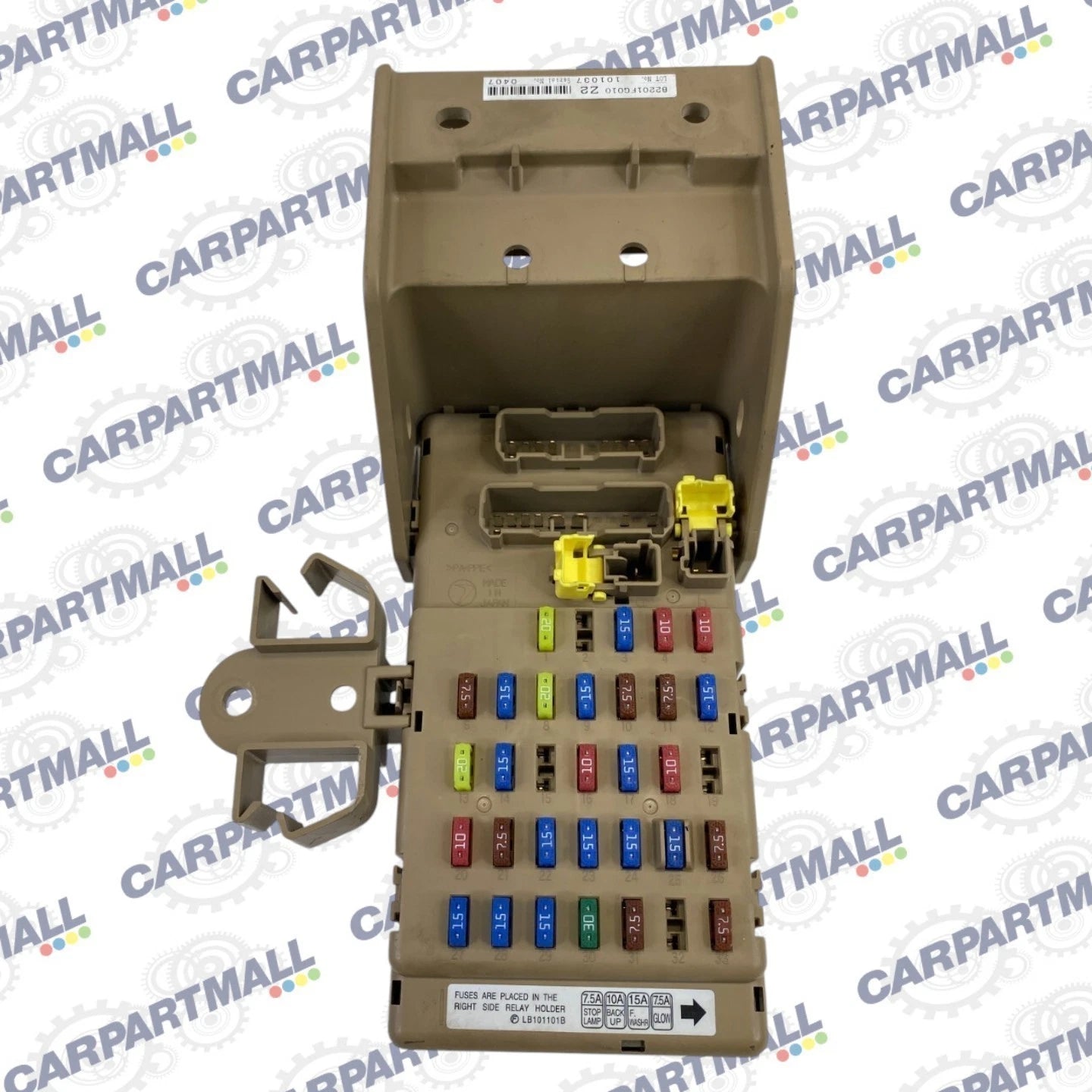 2009-2013 SUBARU FORESTER 2.5L INTERIOR FUSE BOX RELAY FUSEBOX BLOCK 82201FG010