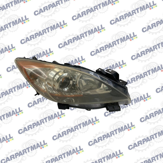 2010-2013 MAZDA 3 MAZDA3 RIGHT PASSENGER HEADLIGHT HEADLAMP HALOGEN BBM4-51030