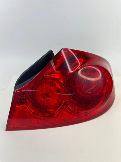 2009-2013 Infiniti G37 Sedan Rear Right Side Tail Light Taillight Outer Lamp OEM