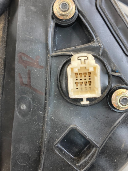 01-05 Honda Civic Sedan Right Passenger Side View Power Door Mirror Black OEM