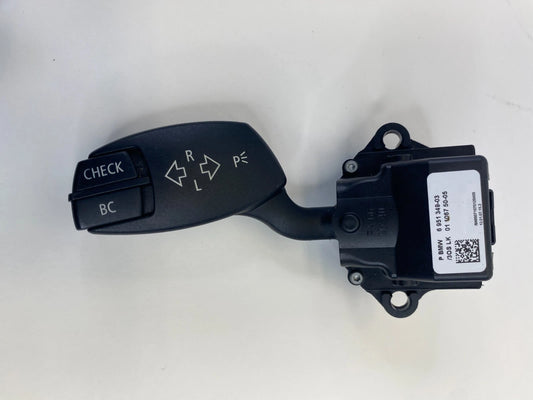 2006 2007 BMW 525I STEERING COLUMN TURN SIGNAL SWITCH STALK LEVER CHECK ASSY OEM