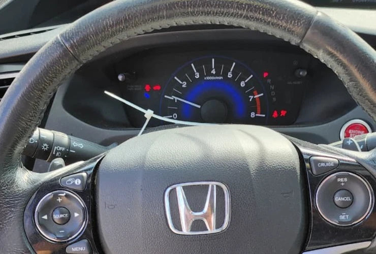 2014 2015 HONDA CIVIC COUPE LOWER INSTRUMENT CLUSTER TACHOMETER GAUGE 96K MILES