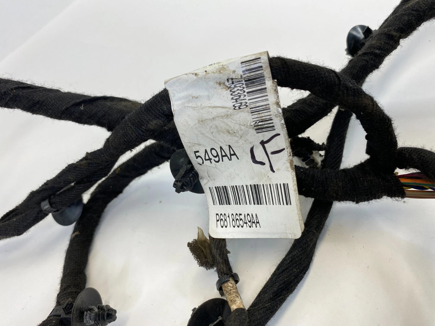 2013-2019 FIAT 500 FRONT LEFT DOOR WIRING WIRE HARNESS ASSEMBLY 68186549AA OEM