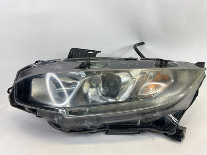 2016-2021 HONDA CIVIC LEFT DRIVER SIDE HALOGEN HEADLIGHT LAMP ASSEMBLY OEM