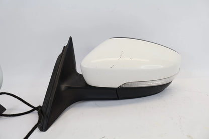 2012-2015 VOLKSWAGEN PASSAT LEFT SIDE VIEW POWER DOOR MIRROR ASSEMBLY WHITE OEM