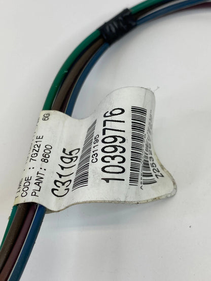08-12 CHEVROLET MALIBU REAR RIGHT SIDE DOOR WINDOW SWITCH WIRE HARNESS 10399776