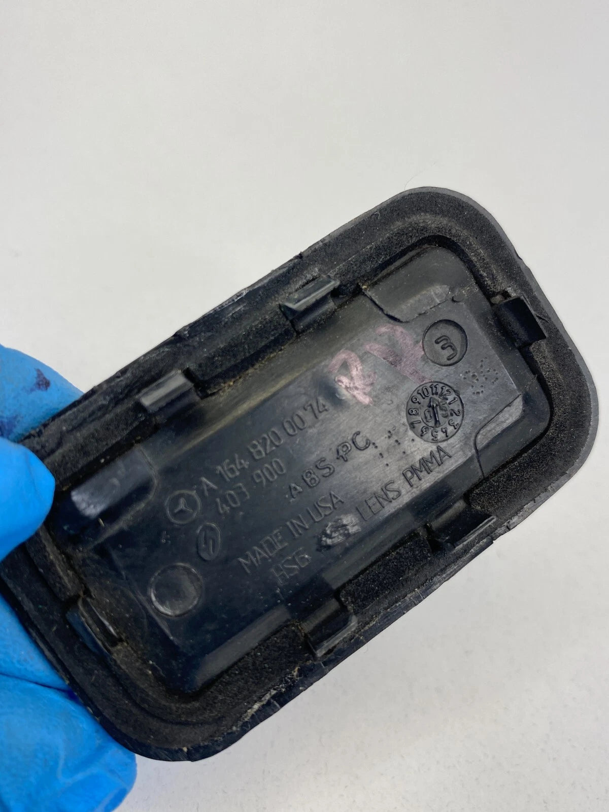 2006-2011 MERCEDES-BENZ ML 350 REAR RIGHT SIDE DOOR PANEL REFLECTOR A1648200074